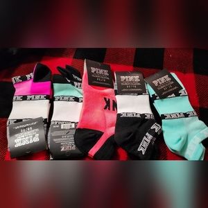 VS Pink socks 5 pairs brand new with tags